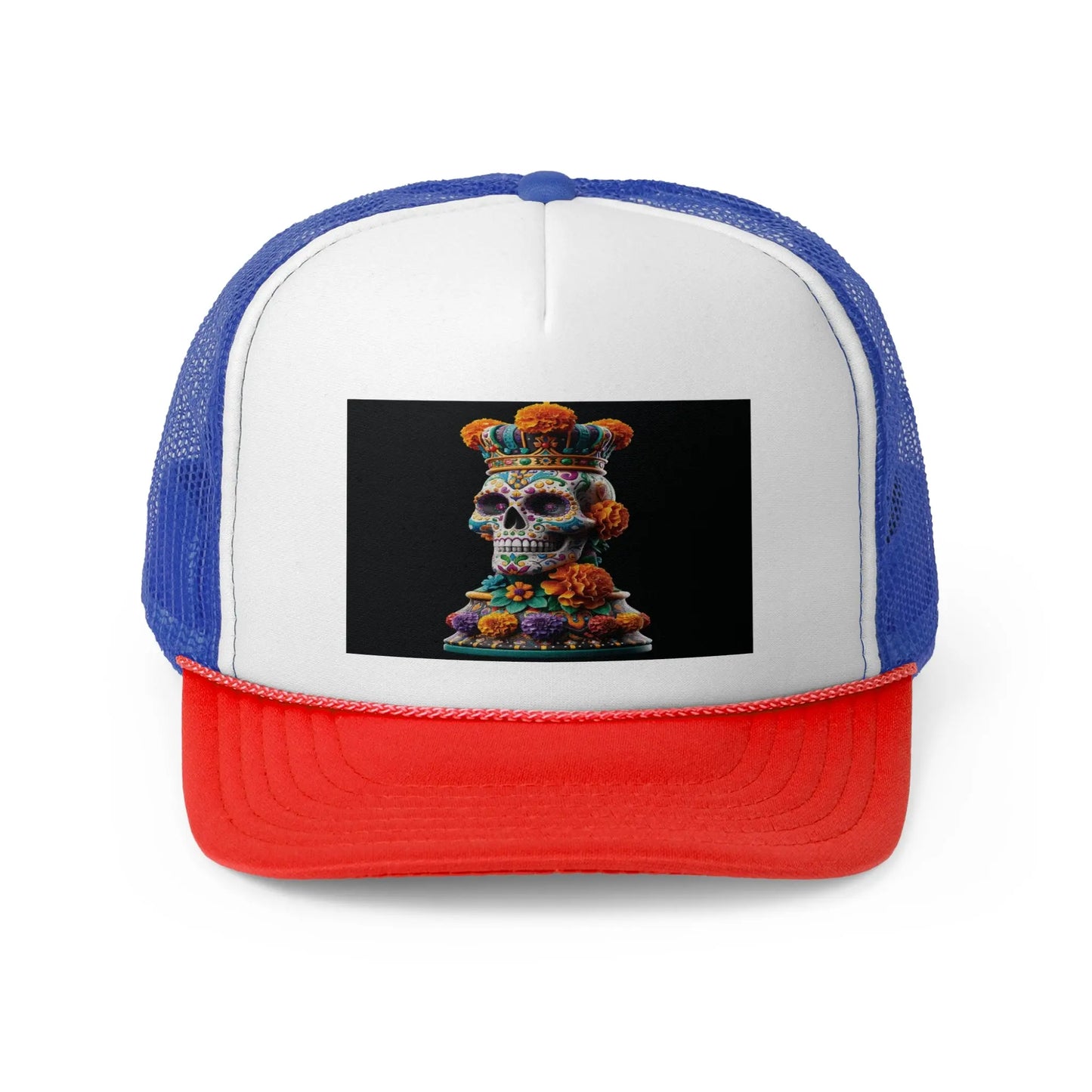 “Rey del Día de los Muertos - Gorra de Camionero Unisex” Printify  Hats