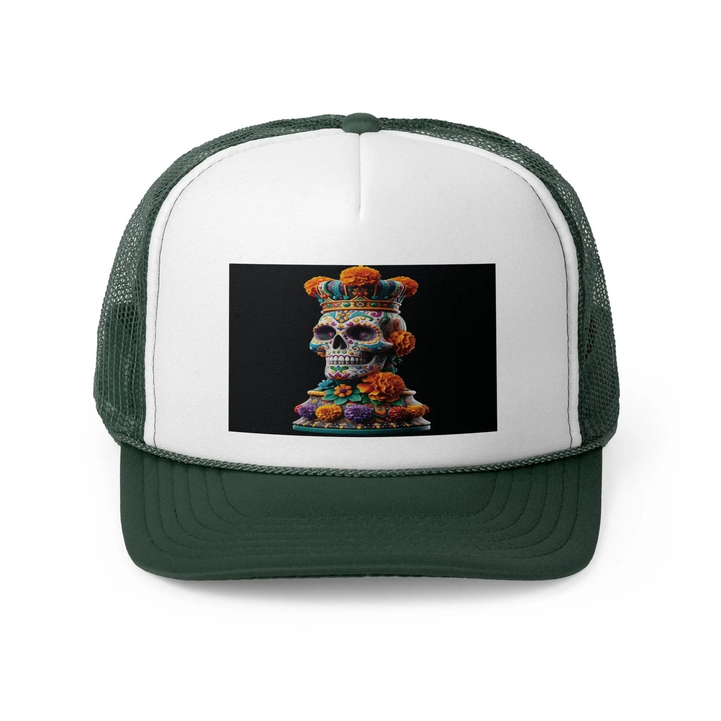 “Rey del Día de los Muertos - Gorra de Camionero Unisex” Printify  Hats