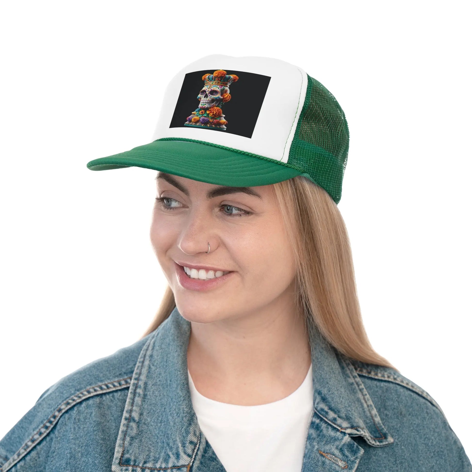 “Rey del Día de los Muertos - Gorra de Camionero Unisex” Printify  Hats