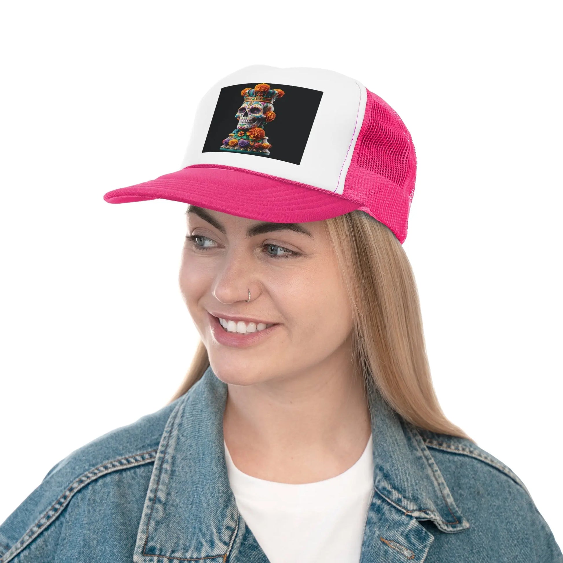 “Rey del Día de los Muertos - Gorra de Camionero Unisex” Printify  Hats