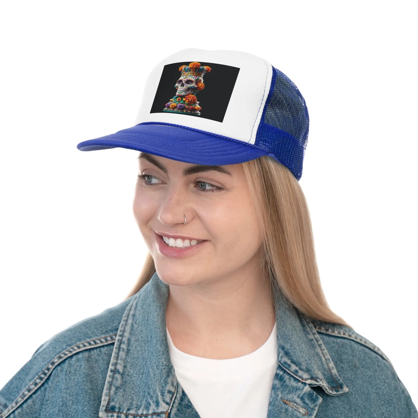 “Rey del Día de los Muertos - Gorra de Camionero Unisex” Printify  Hats